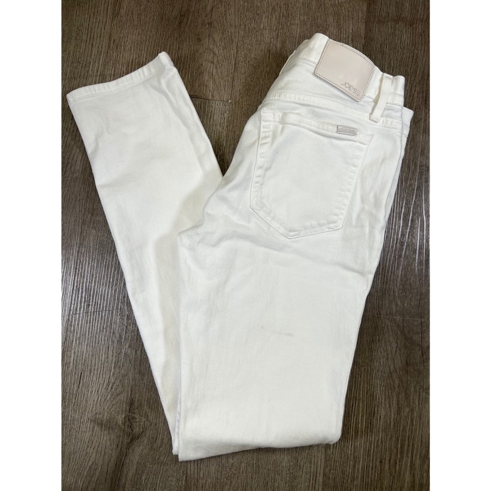Joes Jeans Mens Slim Fit White Denim Jeans Size 32 Stretch Cotton Blend CL 136